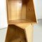 Modern Italian Asymmetric Bookcase with 2 Shelves in Light Wood, 1980s, Image 7