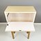 Mid-Century Italian Nighstand in Beige Formica and Wood, 1960s 6