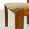 Modern Italian Chairs in Shaped Wood and Light Fabric, 1960s, Set of 2 13