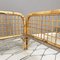 Mid-Century Modern Italian Daybed in Rattan and Metal Mesh, 1970s 8
