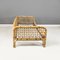 Mid-Century Modern Italian Daybed in Rattan and Metal Mesh, 1970s 4