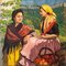 Francesc Galofre Suris, Ladies Chatting, Oil on Canvas 2