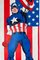 Póster del panel de la puerta de Capitán América Marvel, 1991, Imagen 4