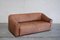 Cognacfarbenes Vintage DS-47 Drei-Sitzer Sofa aus Leder von de Sede 15