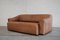 Cognacfarbenes Vintage DS-47 Drei-Sitzer Sofa aus Leder von de Sede 4