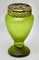 Art Nouveau Green Iridescent Glass Pique Fleurs Vase attributed to Loetz, 1920s 2