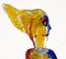 Modernist Art Glass Italian Murano Lady Bust Statue Miro, 1960s 6