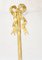 Empire French Ormolu Wall Light Candleholders Lyre, Set of 2 2