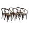 Mid-Century Vienna Chairs in Beech & Cane by ZPM Radomsko for Thonet 1960s, Set of 6 1