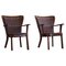 Modern Danish Model Canada Armchairs in Beech from Fritz Hansen, 1939, Set of 2 1