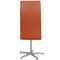 Hoher Oxford Stuhl aus Nussholz & Leder von Arne Jacobsen, 2000er 4