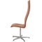 Tall Oxford Chair in Walnut & Leather by Arne Jacobsen, 2000s, Image 3