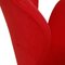 Chaise Swan en Tissu Alcantara Rouge par Arne Jacobsen pour Fritz Hansen, 2016 6