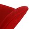 Swan Chair in Red Alcantara Fabric by Arne Jacobsen for Fritz Hansen, 2016, Image 4