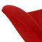 Swan Chair in Red Alcantara Fabric by Arne Jacobsen for Fritz Hansen, 2016, Image 11