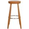 Sgabello da bar Ch58 in ciliegio e pelle color cognac di Hans Wegner per Carl Hansen & Søn, Immagine 1