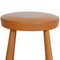 Ch58 Barstool in Cherry and Cognac Leather by Hans Wegner for Carl Hansen & Søn, Image 2