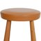 Sgabello da bar Ch58 in ciliegio e pelle color cognac di Hans Wegner per Carl Hansen & Søn, Immagine 2