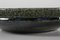Large Mid-Century Danish Low Bowl in Deep Blue and Moss Green Glazed Stoneware by Per Linnemann-Schmidt for Palshus, 1960s, Image 5