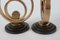 Small Danish Art Deco Candleholders in Patinated Brass, Denmark 1940s, Set of 2 7