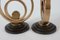 Small Danish Art Deco Candleholders in Patinated Brass, Denmark 1940s, Set of 2, Image 7