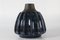 Large Danish Floor Vase with Blue Glossy Glaze by Einar Johansen for Søholm, 1960s 1