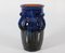 Hohe Skulpturale Jugendstil Vase mit Blauer & Grüner Glasur von Herman A. Kähler, Dänemark, 1910er 1