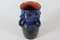Hohe Skulpturale Jugendstil Vase mit Blauer & Grüner Glasur von Herman A. Kähler, Dänemark, 1910er 2
