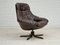 Fauteuil Pivotant en Cuir par HW Klein pour Bramin, Danemark, 1970s 1