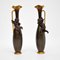 Antique French Bronze Pitchers, 1890s, Set of 2 2