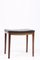 Mid-Century Stool in Patinated Leather, Made in Denmark, 1960s, Image 1