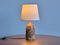 Glazed Stoneware Table Lamp by Gunnar Borg for Höganäs, Sweden, 1960s 7