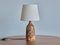 Glazed Stoneware Table Lamp by Gunnar Borg for Höganäs, Sweden, 1960s, Image 9