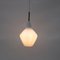 Deckenlampe aus Opalglas von Stilux Milano, 1960er 2