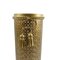 Gilded Metal Umbrella Stand by Li Puma Firenze, 1950s 3