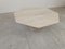 Vintage Travertine Coffee Table, 1970s, Image 7