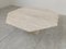 Vintage Travertine Coffee Table, 1970s, Image 8