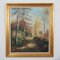 Scandinavian Artist, The Forest Road, 1970s, Oil on Canvas, Framed 1