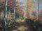 Scandinavian Artist, The Forest Road, 1970s, Oil on Canvas, Framed, Image 4