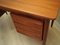 Danish Teak Desk, 1970s 9