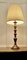 Tall Turned Brass Table Lamp, 1930s 5