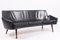 Mid-Century Danish Sofa in Patinated Leather and Rosewood, 1960s, Image 2