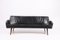 Mid-Century Danish Sofa in Patinated Leather and Rosewood, 1960s, Image 1