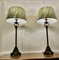 Tall Classical Style Column Table Lamps, 1970s, Set of 2 7