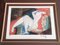 Linda Le Kinff, Nude 2, Color Lithograph, 1980s, Framed 3