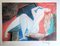 Linda Le Kinff, Nude 2, Litografía en color, años 80, Enmarcado, Imagen 1