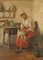 Josef Edgar Kleinert, Goose Stripping, 1890, Olio su tela, con cornice, Immagine 5