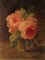 Franz Geerts, Roses in a Vase, 1902, Oil on Wood, Framed 2