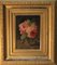 Franz Geerts, Roses in a Vase, 1902, Oil on Wood, Framed 1