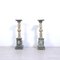 Barocke Säulen aus Messing & Marmor, 1950er, 2er Set 1
